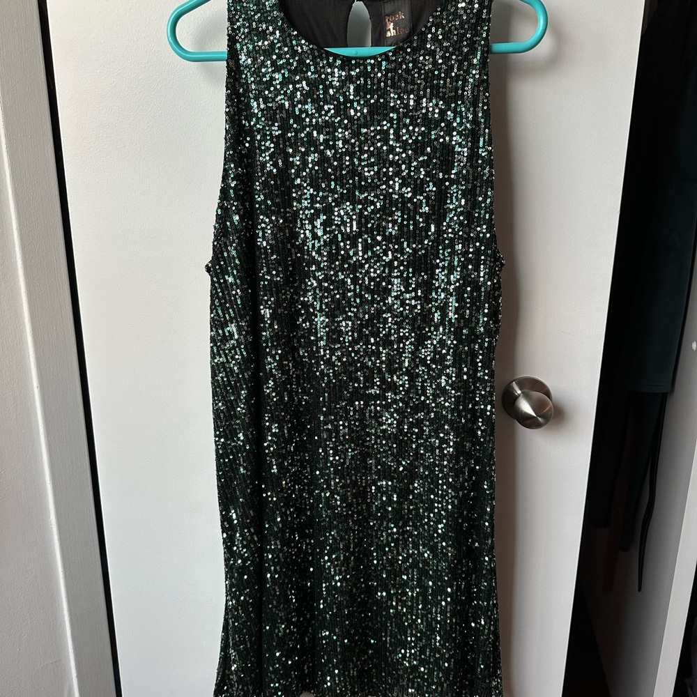 Sparkling Sequin Sleeveless Dress